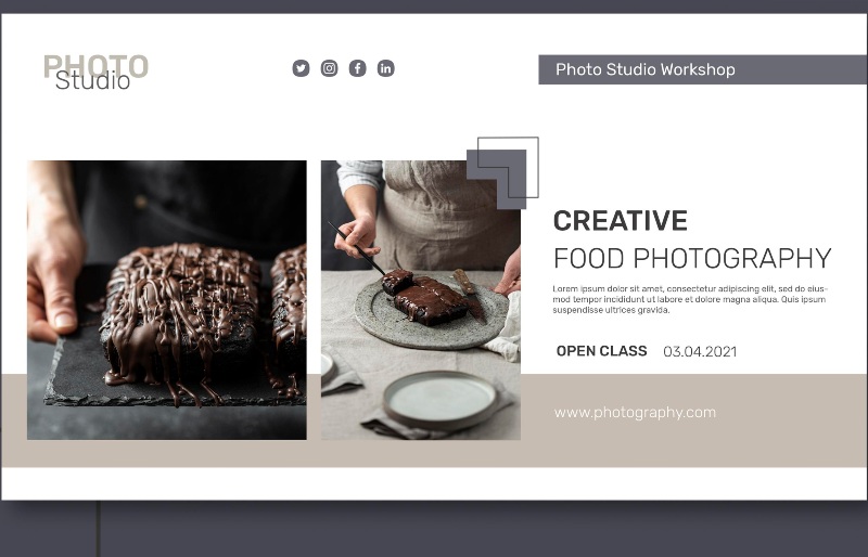 How to create a website for photographers